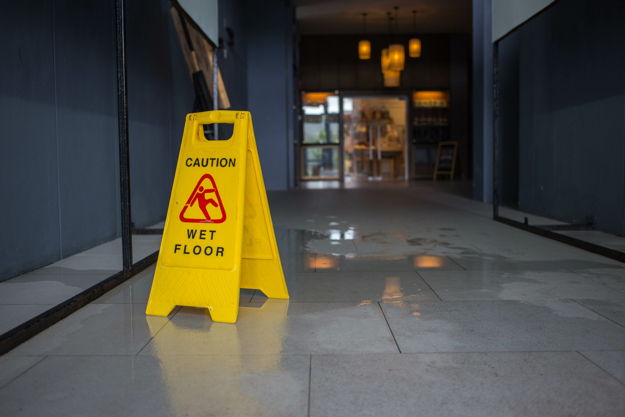 Wet Floor Caution Sign 
